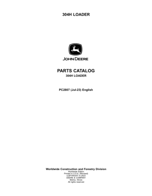 PC2807_1-600x776 John Deere 304H Loaders Parts Catalog Manual