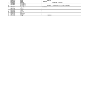 John Deere 304H Loaders Parts Catalog Manual