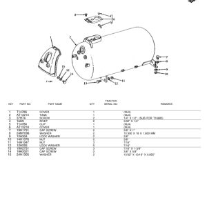 John Deere 2010 Tractors (Row Crop) Parts Catalog Manual