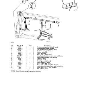John Deere 2010, 805, 806, 807 Bucket Attachments Parts Catalog Manual