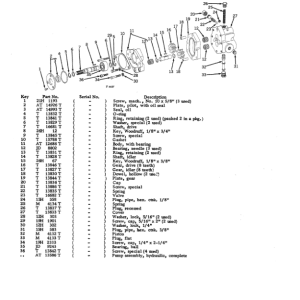 John Deere 1010 Tractors Parts Catalog Manual