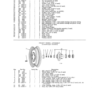 John Deere 1010 Tractors Parts Catalog Manual