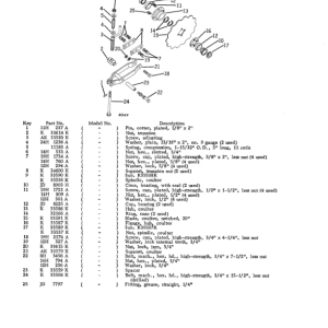 John Deere 235 Attachments (Plow, Cable 235) Parts Catalog Manual