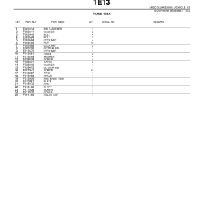 John Deere 1063 Harvester Parts Catalog Manual