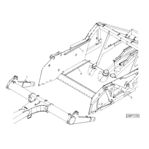 John Deere 1412E, 1810E, 1814E Scrapers Parts Catalog Manual