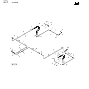 John Deere 1510C, 1512C, 1812C, 1814C Scrapers Parts Catalog Manual