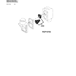 John Deere 12.5L, 6125 Engines Parts Catalog Manual