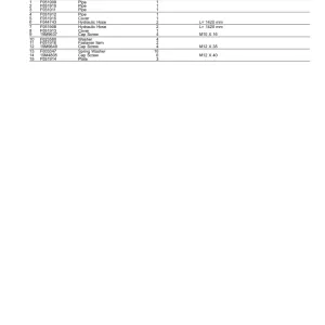 John Deere 1710D T3, 1711D Forwarders (SN 001001–) Parts Catalog Manual