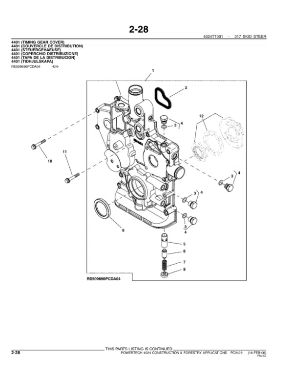 PC9428_51-600x776 John Deere 2.4L, 4024TTXXX Engines Parts Catalog Manual