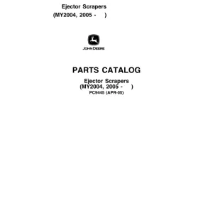 PC9445_1-600x776 John Deere 1810E, 1814E, 1512E, 2112E Scrapers (SN 060201–) Parts Catalog Manual