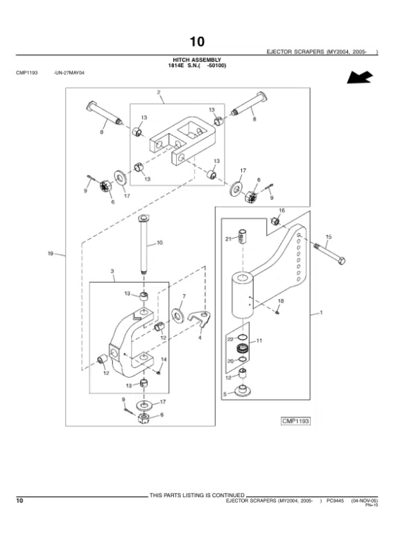 PC9445_13-600x776 John Deere 1810E, 1814E, 1512E, 2112E Scrapers (SN 060201–) Parts Catalog Manual