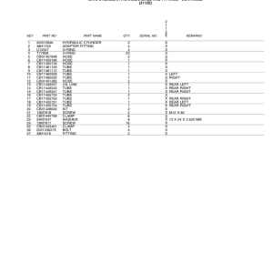 John Deere 1810E, 1814E, 1512E, 2112E Scrapers (SN 060201–) Parts Catalog Manual