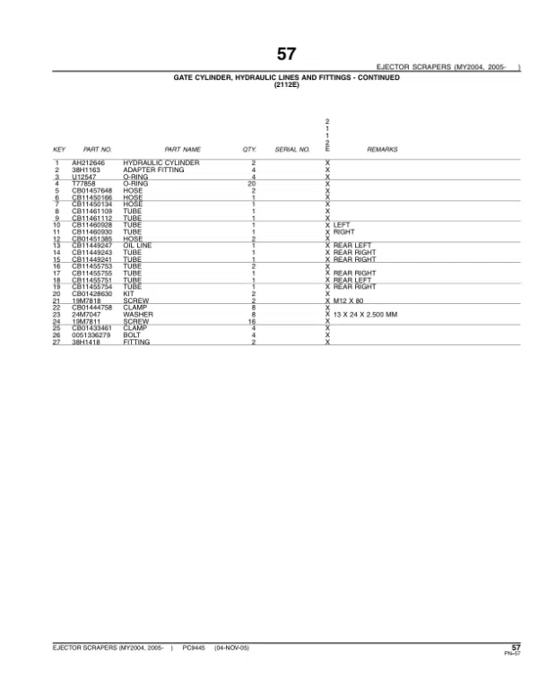 PC9445_60-600x776 John Deere 1810E, 1814E, 1512E, 2112E Scrapers (SN 060201–) Parts Catalog Manual