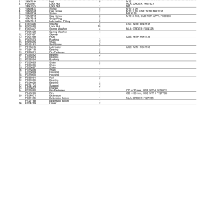 John Deere 1010D T3 Forwarders (SN 004001-) Parts Catalog Manual