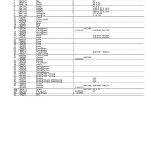 John Deere 1070E T3 Harvester Parts Catalog Manual (SN 001801-)