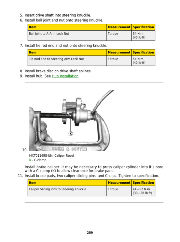 John Deere HPX615E Gator Utility Vehicles Repair Service Manual