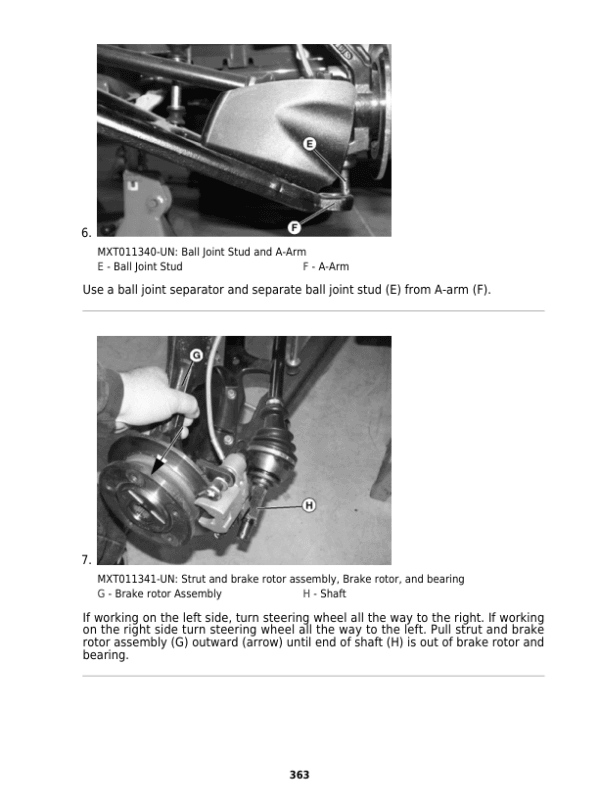 John Deere HPX815E Repair Guide