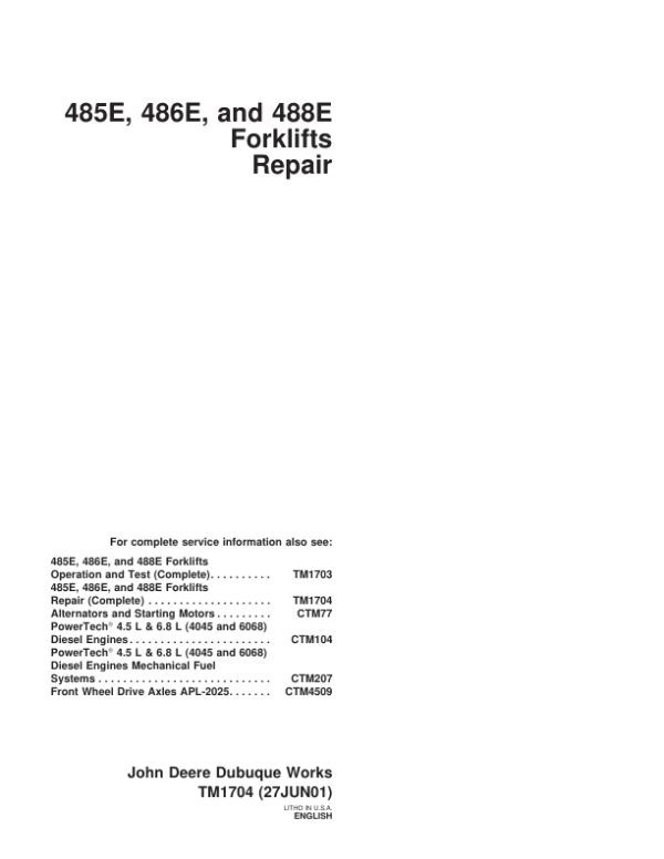 TM1704_1-600x776 John Deere 485E, 486E, 488E Forklift Repair Technical Manual