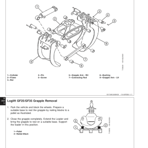 John Deere 1058 Forwarder Repair Technical Manual TM