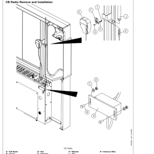John Deere 335C Knuckleboom Log Loader Repair Technical Manual