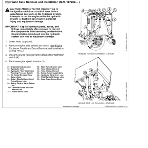 John Deere 335C Knuckleboom Log Loader Repair Technical Manual