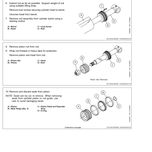 John Deere 435C Log Loader Repair Technical Manual
