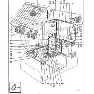 John Deere 2618, 2628 Tracked Feller Bunchers (SN 997416- ) Parts Catalog Manual