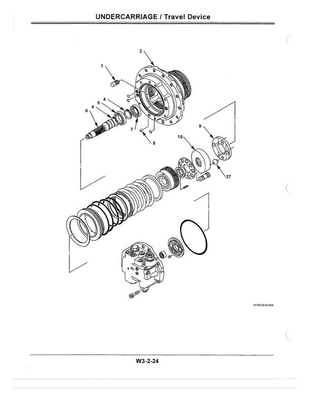 Hitachi Ex100m-5 Ex110m-5 Excavator Parts Manual