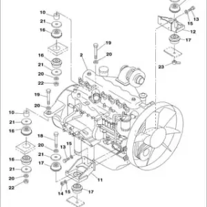 Case Cx290b Crawler Excavator Tier 3 Parts Manual