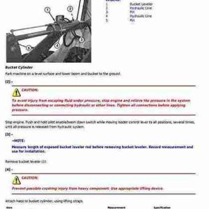 John Deere 244j 304j Loaders Repair Manual