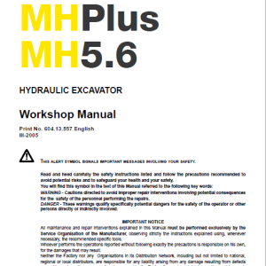 0-8.png New Holland MH5.6, MH City and MH Plus Excavator Manual
