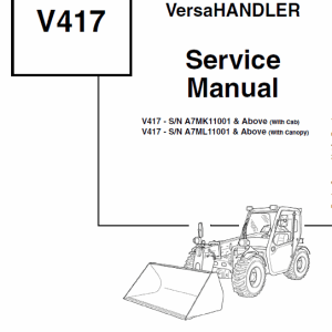 Bobcat V518 Versa HANDLER Telescopic Service Manual