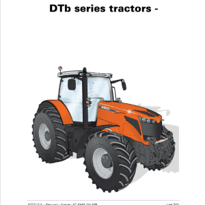 AGCO DT205B, DT225B, DT250B, DT275B, DT300B Tractor Service Manual