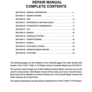 New Holland 1020 1025 1030 Boomer Tractor Repair Service Manual New Holland 1020 1025 1030 Boomer Tractor Repair Service Manual