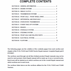 1-24-3.png New Holland TC18, TC18D, TC21D, TD24D Tractor Service Manual