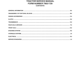 AGCO ST30 Tractor Workshop Service Manual