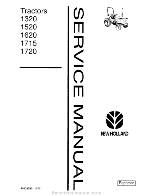Ford New Holland 1715 3 Cylinder Parts Manual