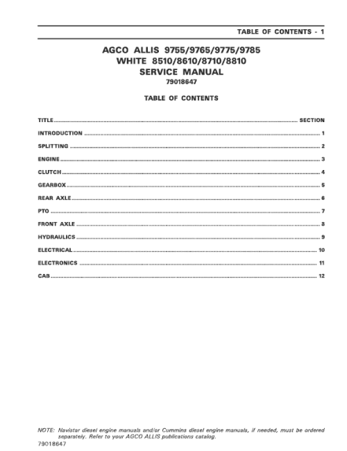 1-39-2-1.png White 8510, 8610, 8710, 8810 Tractor Service Manual