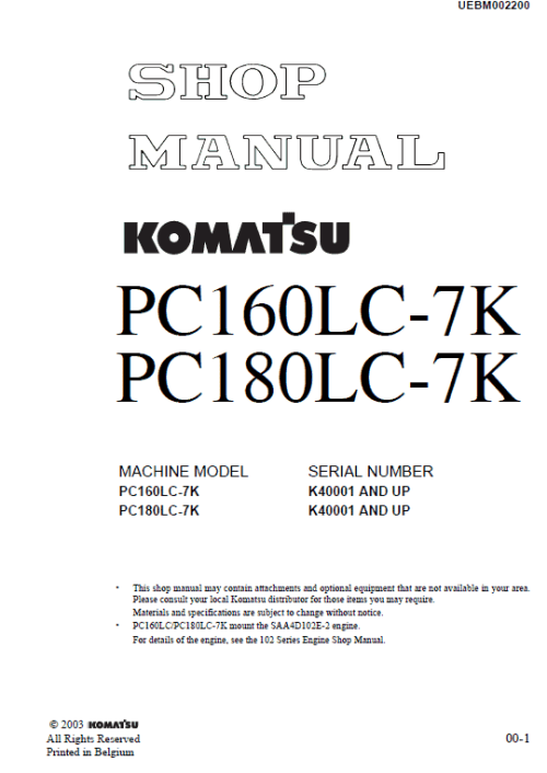 1-54-2.png Komatsu Pc180lc-5k Excavator Service Manual