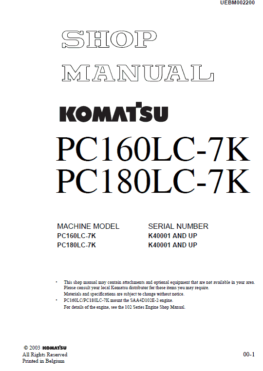 1-54-2.png Komatsu Pc180lc-5k Excavator Service Manual