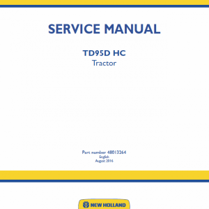 New Holland TD95D HC Tractor Service Manual
