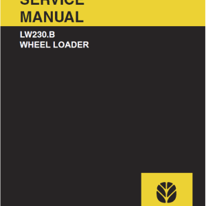 New Holland LW230.B Wheel Loader Service Manual