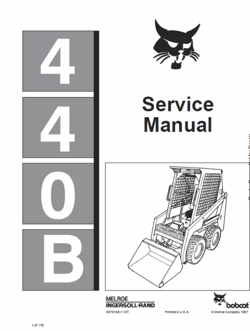 1-78-1-1.png Bobcat 440B Skid-Steer Loader Service Manual