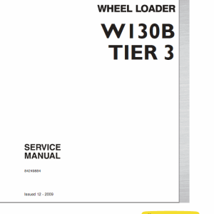New Holland W110D Tier 4B Wheel Loader Service Manual New Holland W110D Tier 4B Wheel Loader Service Manual