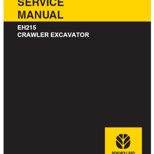 New Holland EH215 Crawler Excavator Service Manual