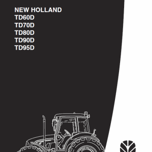 New Holland TD60D, TD70D, TD80D, TD90D, TD95D Tractor Service Manual