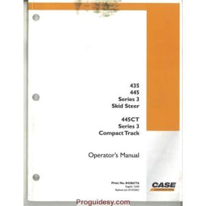 CASE 435 445 445CT SKID STEER SERVICE REPAIR MANUAL