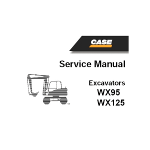 Case Wx95 Wx125 Wheel Service Repair Manual