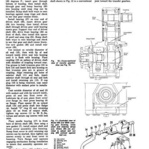 JI Case David Brown 885 885N 995 Tractor Service Manual