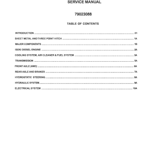 AGCO ST35, ST40 Tractor Service Manual